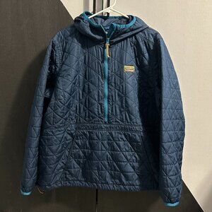 L.L .Bean Katahdin Insulated Pullover Anorak Hooded Primaloft Jacket Women's 2X